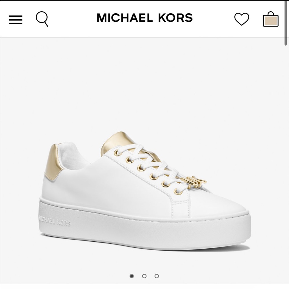 ⭐️MK Poppy Metallic Trim Sneaker
